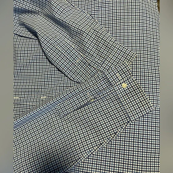 Men’s Ralph Lauren XXL small checkered button down dress shirt. - Picture 6 of 7